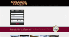 Desktop Screenshot of goldentouchtransportation.com